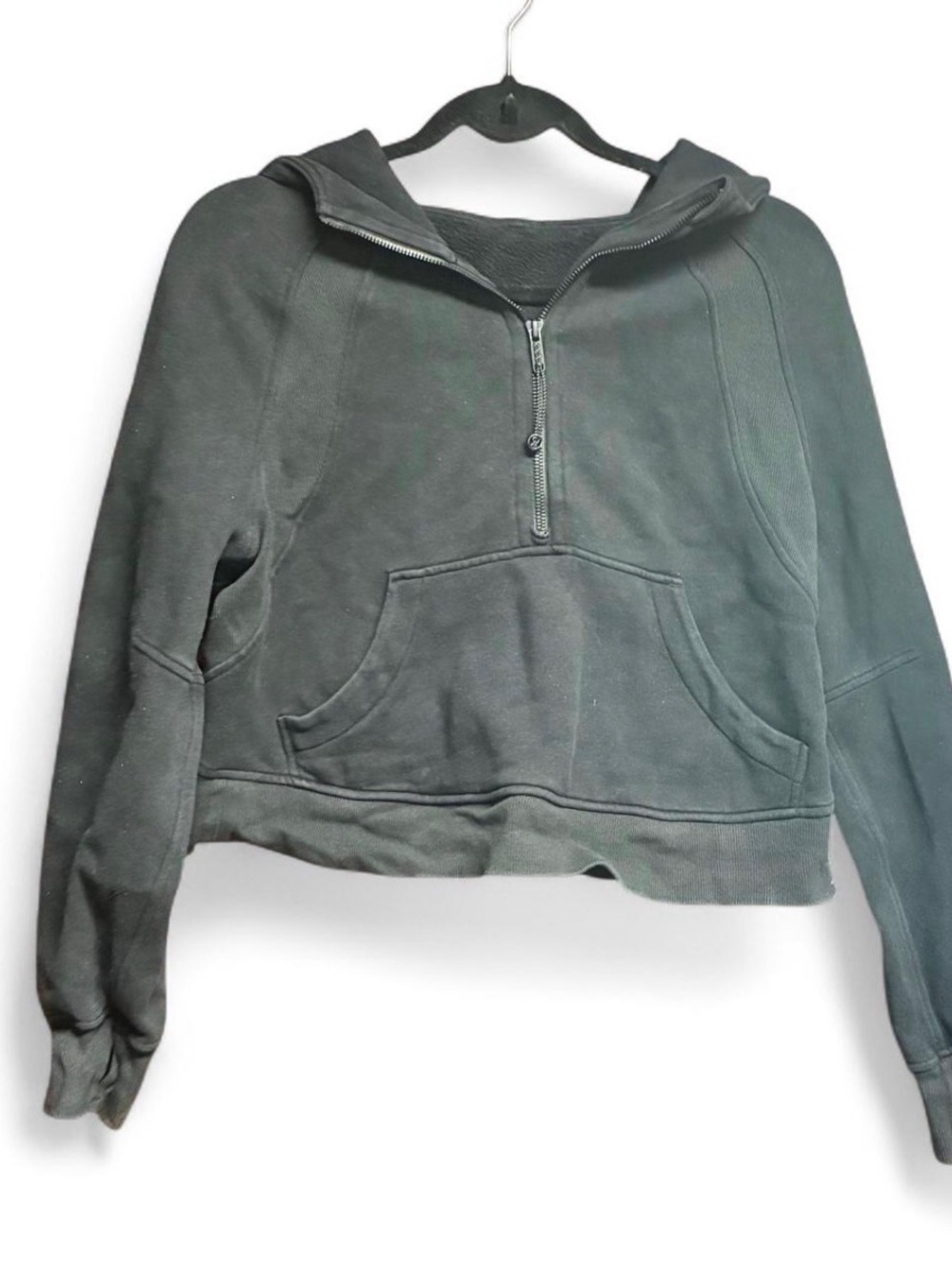 Lululemon: Women's Black Half-Zip Hooded Pullover
